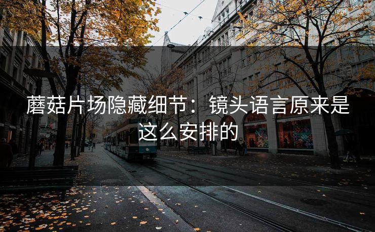 蘑菇片场隐藏细节：镜头语言原来是这么安排的