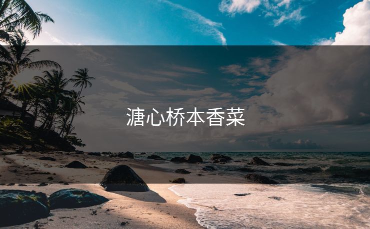 溏心桥本香菜